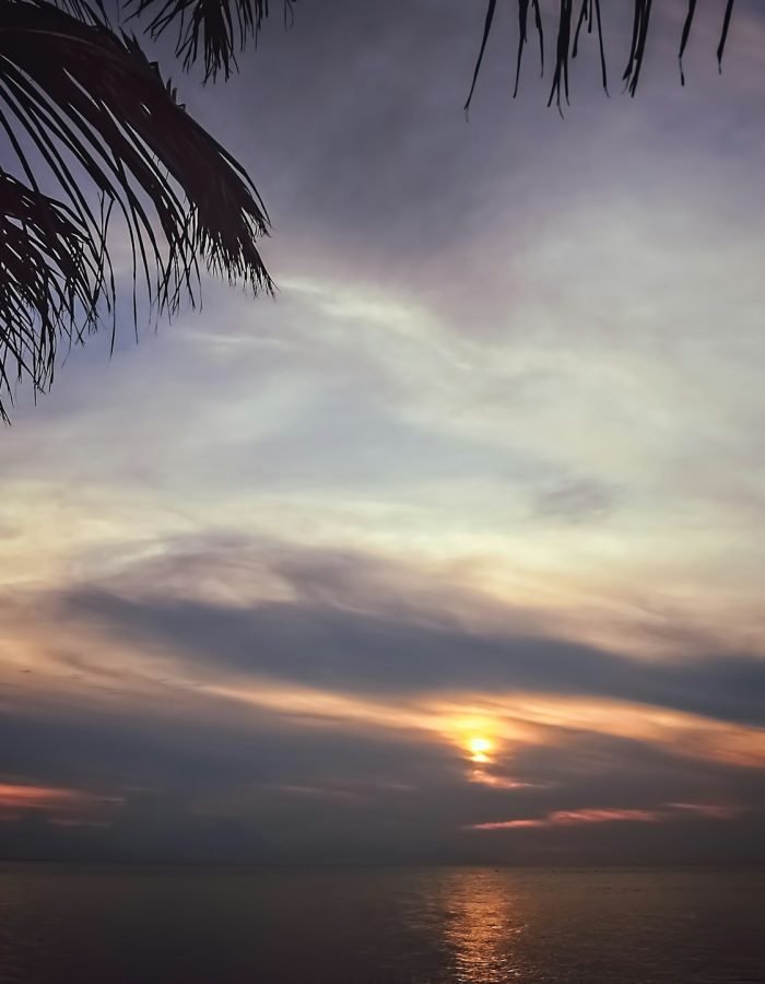 Bali beach sunset